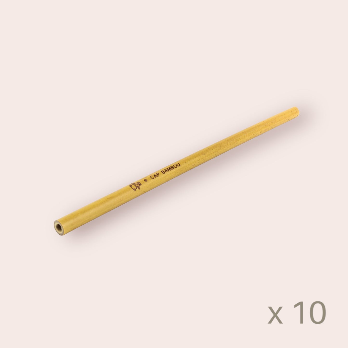 Cap Bambou -- Pailles en bambou 20cm Vrac x 10